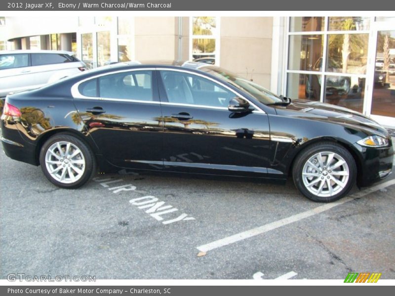 Ebony / Warm Charcoal/Warm Charcoal 2012 Jaguar XF