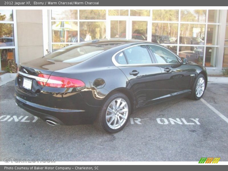 Ebony / Warm Charcoal/Warm Charcoal 2012 Jaguar XF