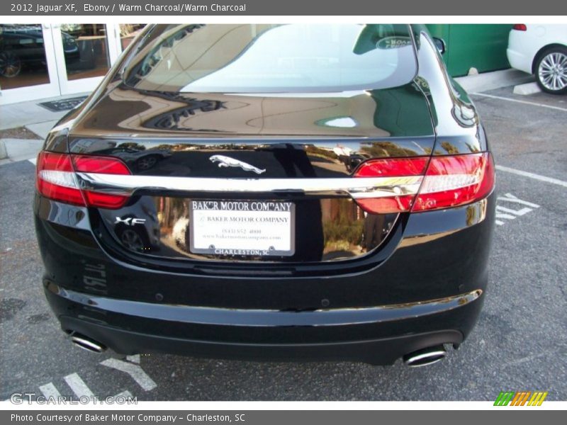 Ebony / Warm Charcoal/Warm Charcoal 2012 Jaguar XF
