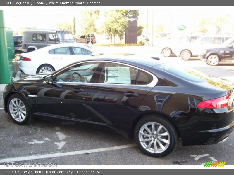 Ebony / Warm Charcoal/Warm Charcoal 2012 Jaguar XF
