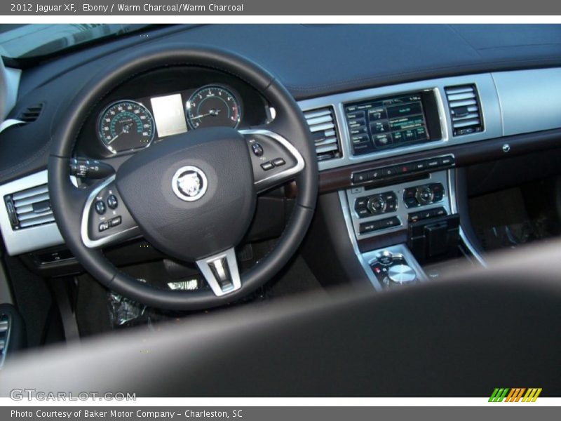 Ebony / Warm Charcoal/Warm Charcoal 2012 Jaguar XF