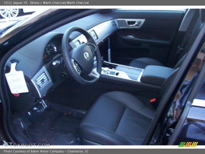 Ebony / Warm Charcoal/Warm Charcoal 2012 Jaguar XF