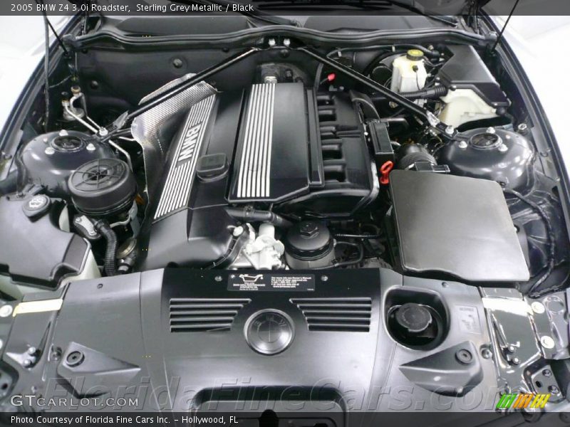 Sterling Grey Metallic / Black 2005 BMW Z4 3.0i Roadster
