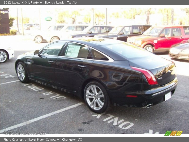 Ebony / London Tan/Jet 2012 Jaguar XJ XJL Portfolio