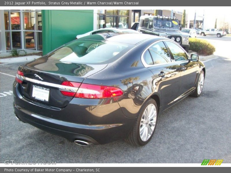 Stratus Grey Metallic / Warm Charcoal/Warm Charcoal 2012 Jaguar XF Portfolio