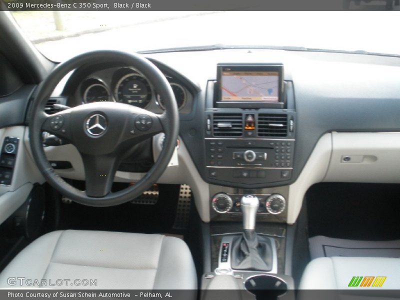 Black / Black 2009 Mercedes-Benz C 350 Sport