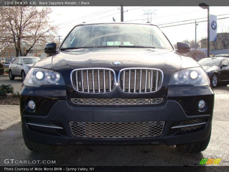 Black Sapphire Metallic / Black 2008 BMW X5 4.8i