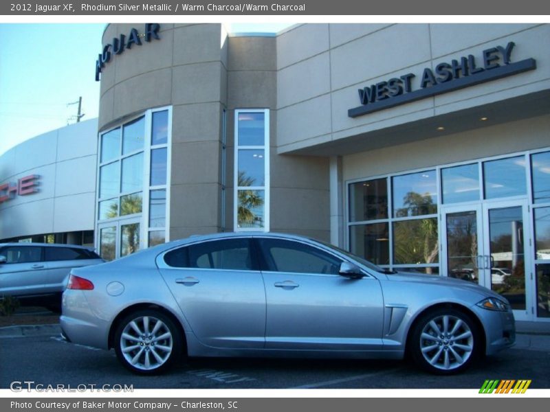 Rhodium Silver Metallic / Warm Charcoal/Warm Charcoal 2012 Jaguar XF