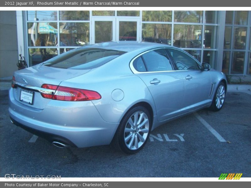 Rhodium Silver Metallic / Warm Charcoal/Warm Charcoal 2012 Jaguar XF