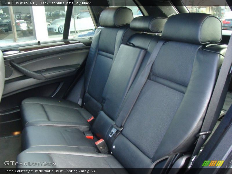 Black Sapphire Metallic / Black 2008 BMW X5 4.8i