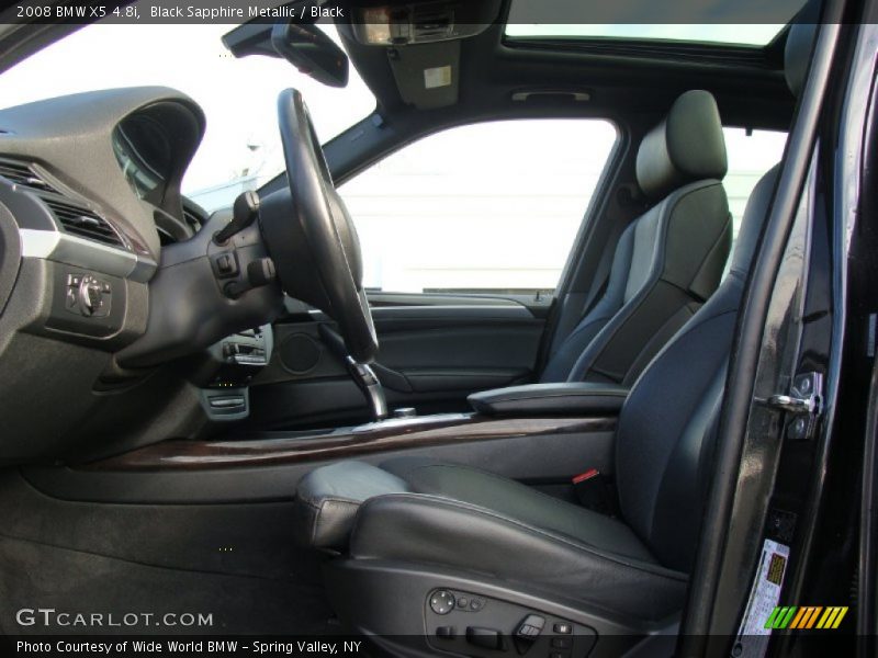 Black Sapphire Metallic / Black 2008 BMW X5 4.8i