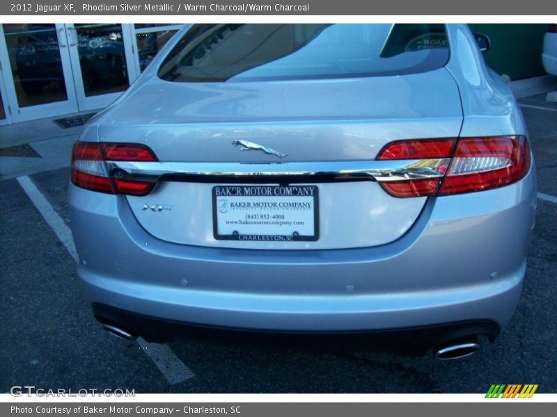 Rhodium Silver Metallic / Warm Charcoal/Warm Charcoal 2012 Jaguar XF