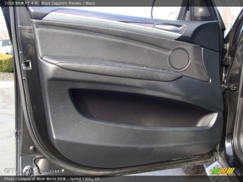 Black Sapphire Metallic / Black 2008 BMW X5 4.8i