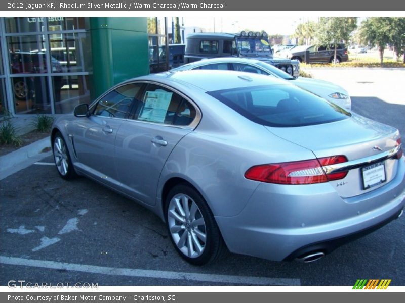 Rhodium Silver Metallic / Warm Charcoal/Warm Charcoal 2012 Jaguar XF
