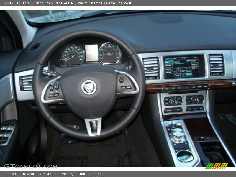 Rhodium Silver Metallic / Warm Charcoal/Warm Charcoal 2012 Jaguar XF