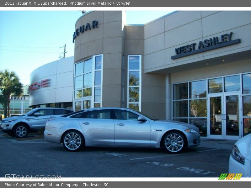 Rhodium Silver Metallic / Ivory/Jet 2012 Jaguar XJ XJL Supercharged