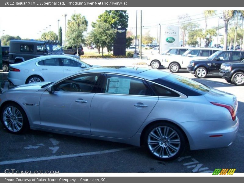 Rhodium Silver Metallic / Ivory/Jet 2012 Jaguar XJ XJL Supercharged