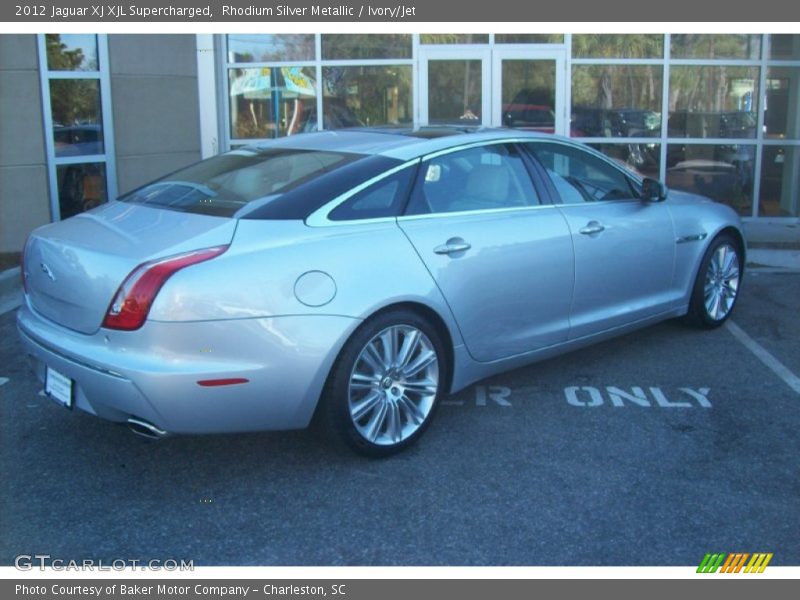 Rhodium Silver Metallic / Ivory/Jet 2012 Jaguar XJ XJL Supercharged