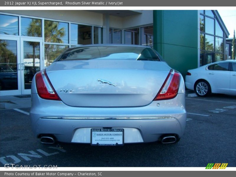 Rhodium Silver Metallic / Ivory/Jet 2012 Jaguar XJ XJL Supercharged