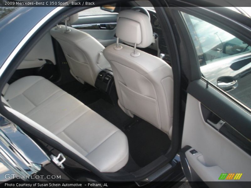 Black / Black 2009 Mercedes-Benz C 350 Sport