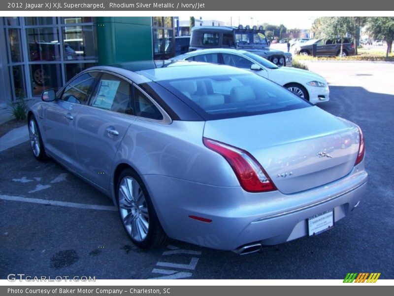 Rhodium Silver Metallic / Ivory/Jet 2012 Jaguar XJ XJL Supercharged
