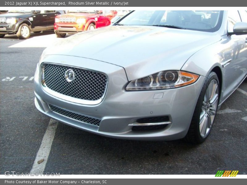 Rhodium Silver Metallic / Ivory/Jet 2012 Jaguar XJ XJL Supercharged