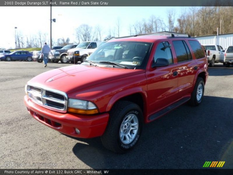 Flame Red / Dark Slate Gray 2003 Dodge Durango SLT 4x4