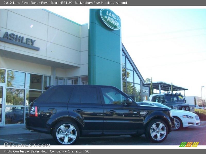 Buckingham Blue Metallic / Almond 2012 Land Rover Range Rover Sport HSE LUX