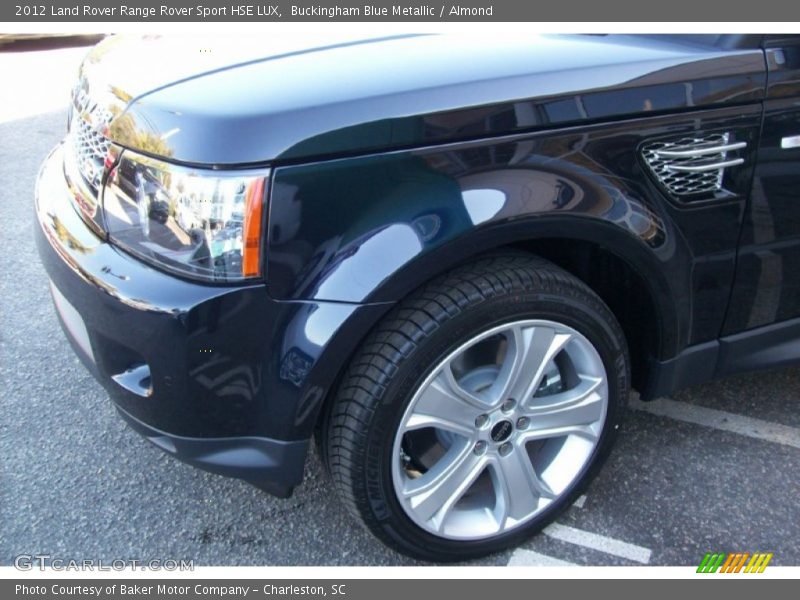 Buckingham Blue Metallic / Almond 2012 Land Rover Range Rover Sport HSE LUX