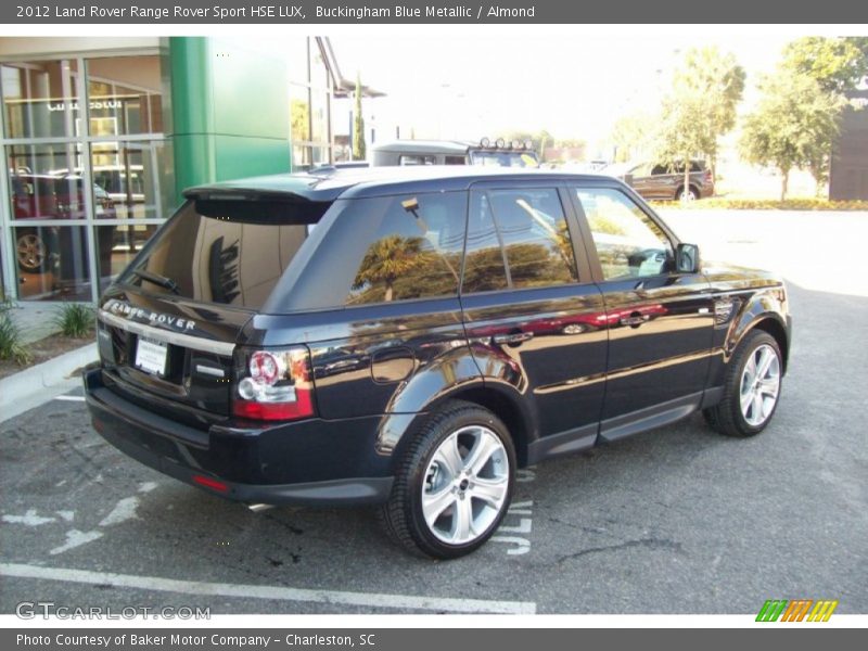 Buckingham Blue Metallic / Almond 2012 Land Rover Range Rover Sport HSE LUX