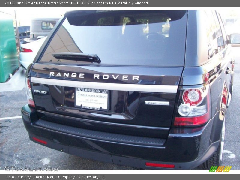 Buckingham Blue Metallic / Almond 2012 Land Rover Range Rover Sport HSE LUX