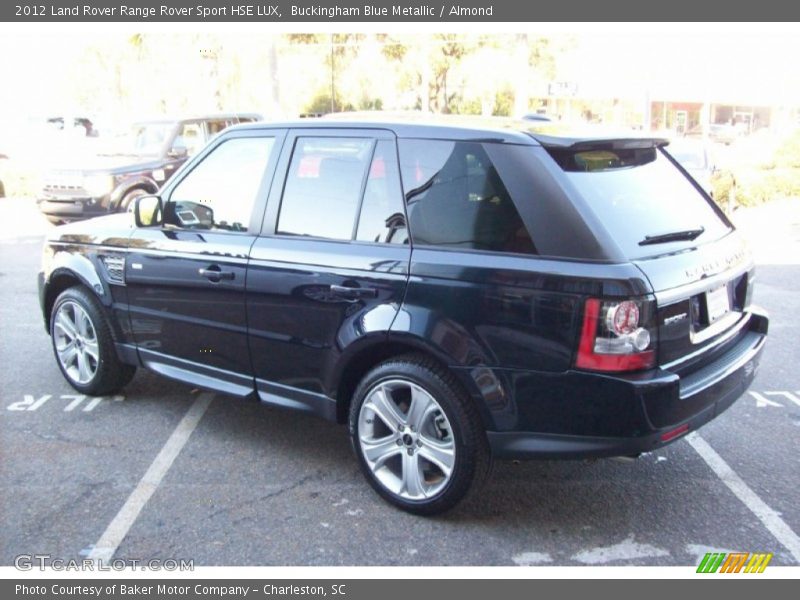 Buckingham Blue Metallic / Almond 2012 Land Rover Range Rover Sport HSE LUX