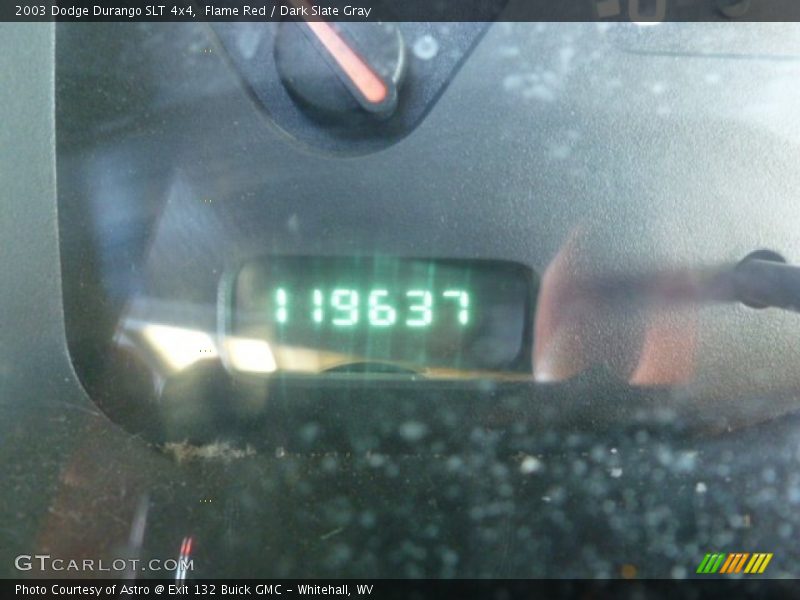Flame Red / Dark Slate Gray 2003 Dodge Durango SLT 4x4