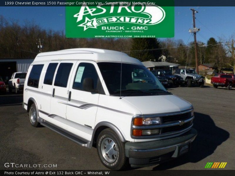 Summit White / Medium Gray 1999 Chevrolet Express 1500 Passenger Conversion Van