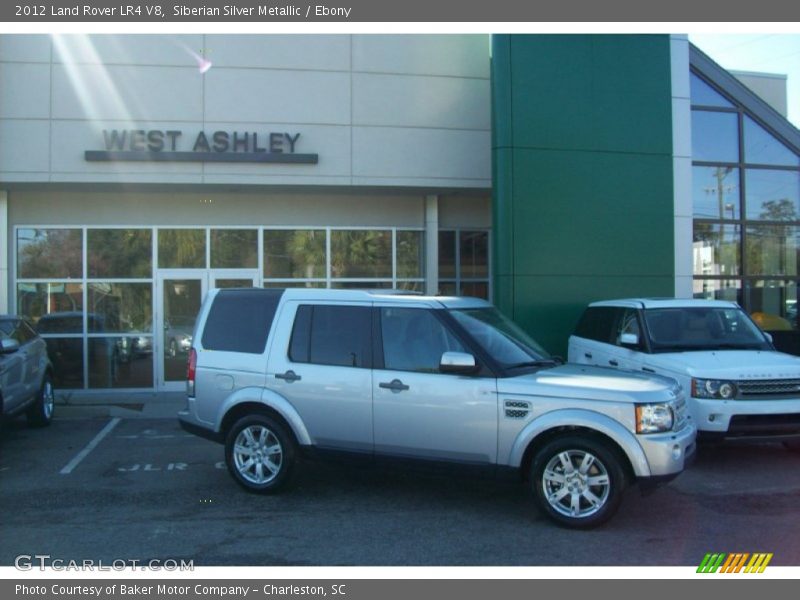 Siberian Silver Metallic / Ebony 2012 Land Rover LR4 V8