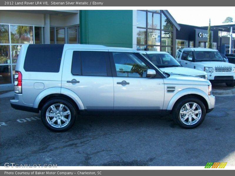 Siberian Silver Metallic / Ebony 2012 Land Rover LR4 V8