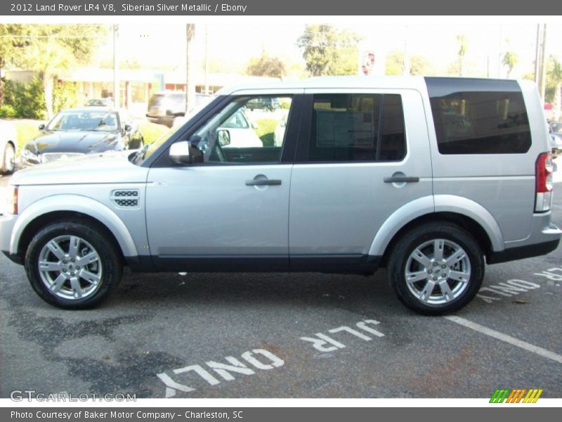 Siberian Silver Metallic / Ebony 2012 Land Rover LR4 V8