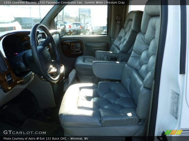 Summit White / Medium Gray 1999 Chevrolet Express 1500 Passenger Conversion Van