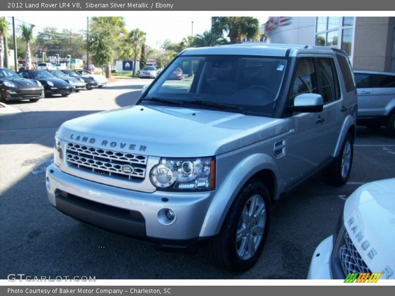 Siberian Silver Metallic / Ebony 2012 Land Rover LR4 V8