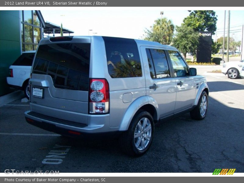 Siberian Silver Metallic / Ebony 2012 Land Rover LR4 V8