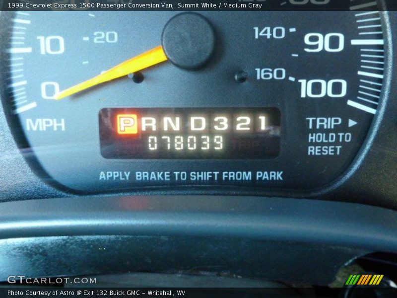Summit White / Medium Gray 1999 Chevrolet Express 1500 Passenger Conversion Van