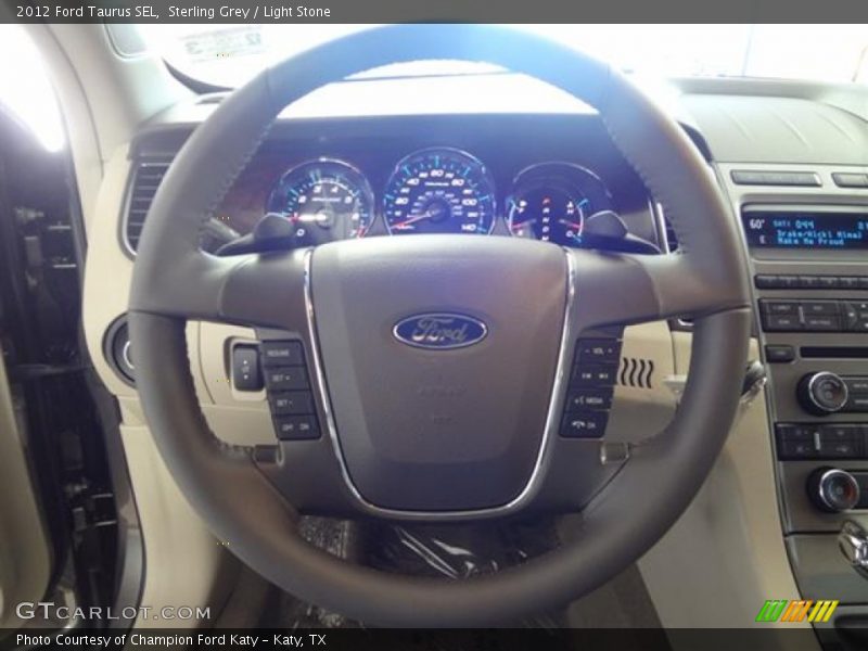 Sterling Grey / Light Stone 2012 Ford Taurus SEL