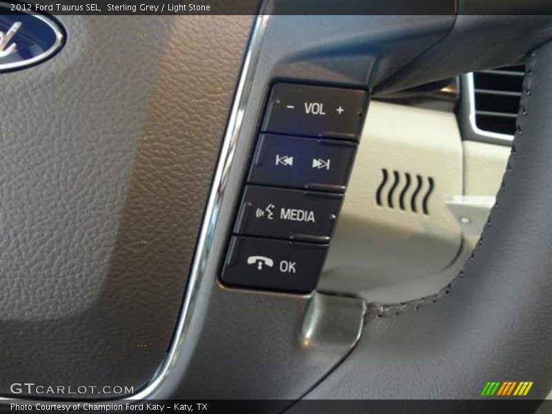 Sterling Grey / Light Stone 2012 Ford Taurus SEL