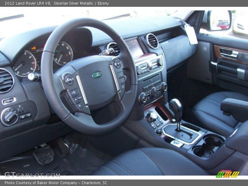 Siberian Silver Metallic / Ebony 2012 Land Rover LR4 V8