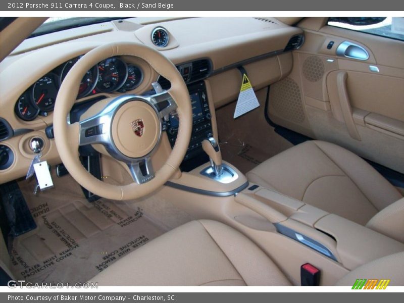  2012 911 Carrera 4 Coupe Sand Beige Interior