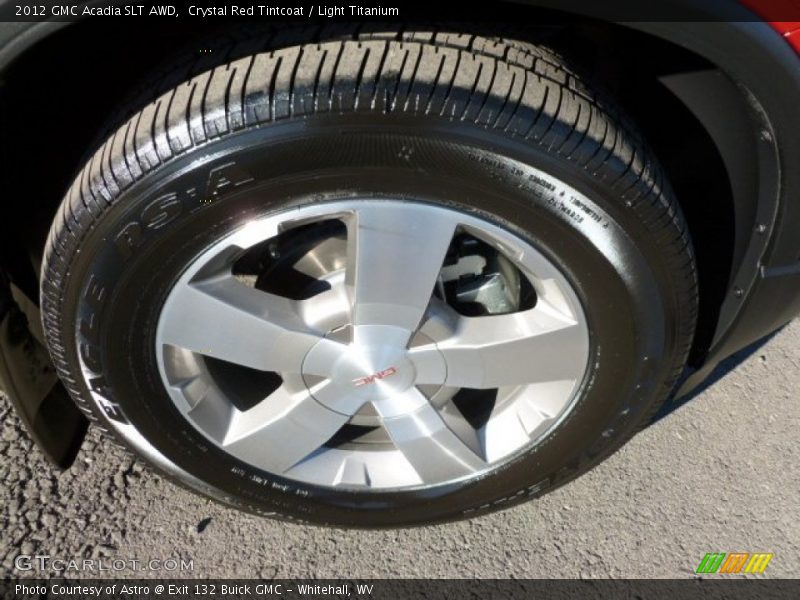Crystal Red Tintcoat / Light Titanium 2012 GMC Acadia SLT AWD