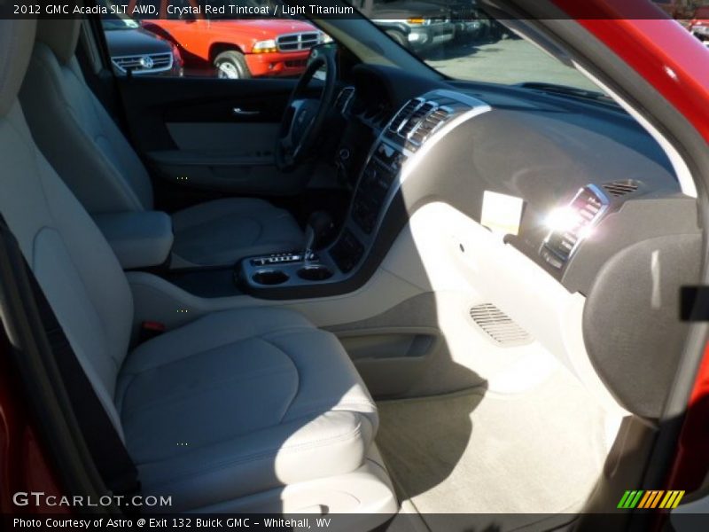 Crystal Red Tintcoat / Light Titanium 2012 GMC Acadia SLT AWD