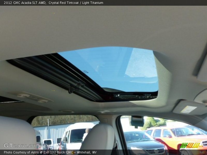 Crystal Red Tintcoat / Light Titanium 2012 GMC Acadia SLT AWD