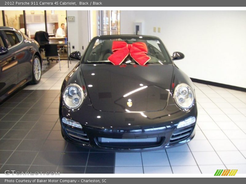 Black / Black 2012 Porsche 911 Carrera 4S Cabriolet