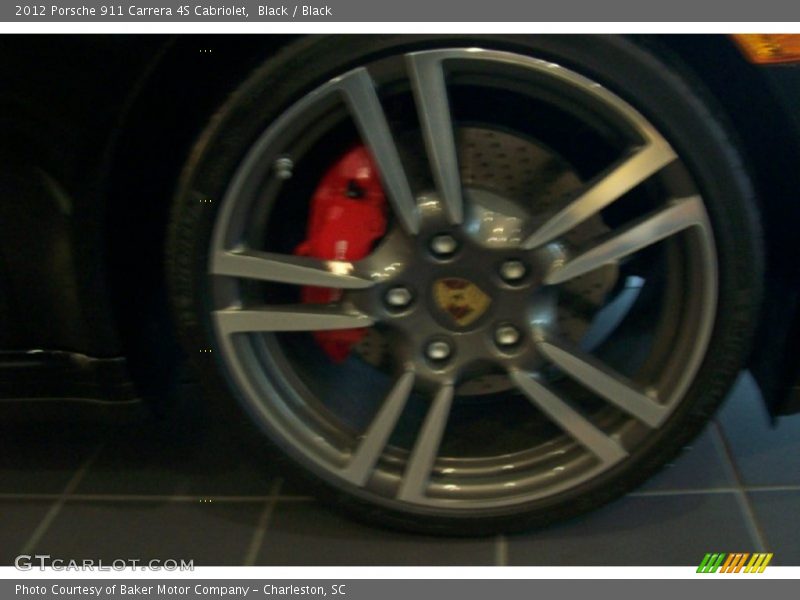 Black / Black 2012 Porsche 911 Carrera 4S Cabriolet